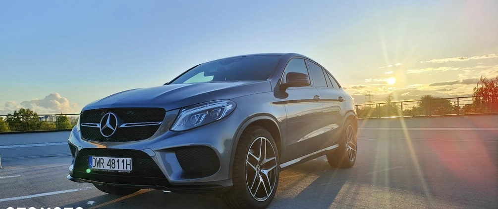 Mercedes-Benz GLE cena 219000 przebieg: 99000, rok produkcji 2017 z Wrocław małe 211